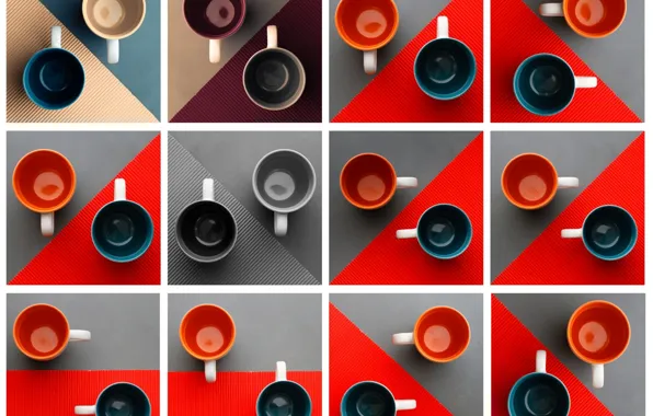 Picture texture, Cup, mugs, geometry