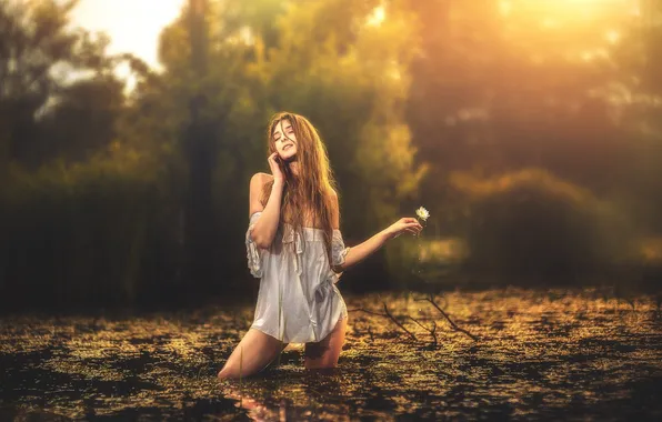 Wallpaper nature, photoshoot, Vadim Miller, Forest mavka