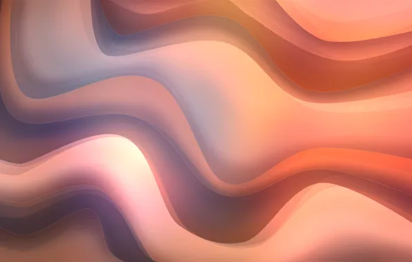 Wave, abstraction, background, beautiful, gently