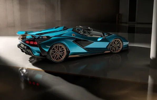 Blue, Lamborghini, Lambo, supercar, Roadster, beautiful, hybrid, chic