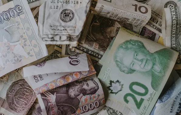 Money, paper, number, ten