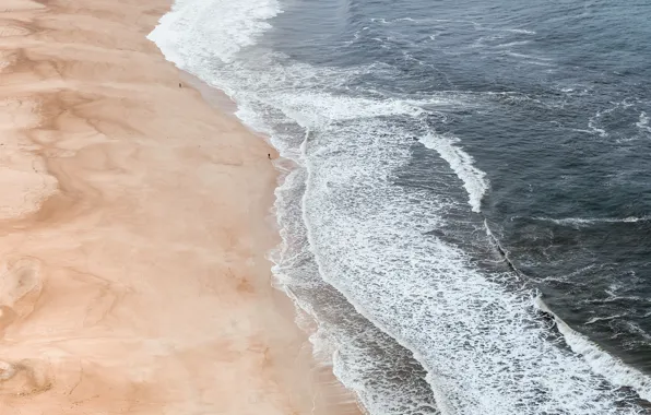 Beach, Sand, Portugal, Outdoor, Atlantic Ocean, Waves
