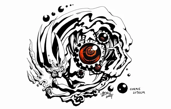 Eyes, monster, mask, claws, D.Gray-man
