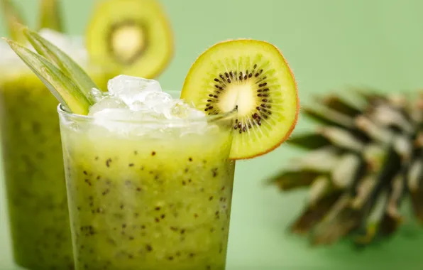 Picture background, Wallpaper, food, kiwi, cocktail, wallpaper, widescreen, background