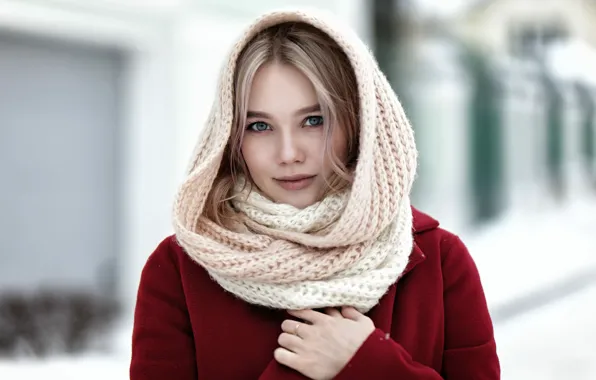 Picture scarf, coat, Maks Orlovskii