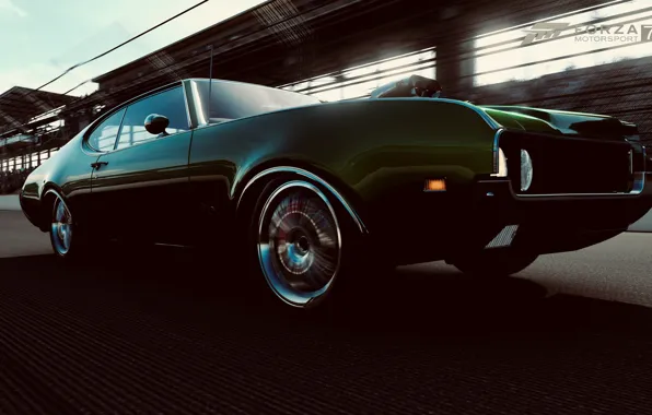 HDR, Muscle, Car, Game, 442, Oldsmobile, Muscle Car, Hurst