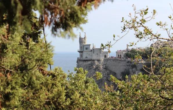 Crimea, the black sea, swallow's nest