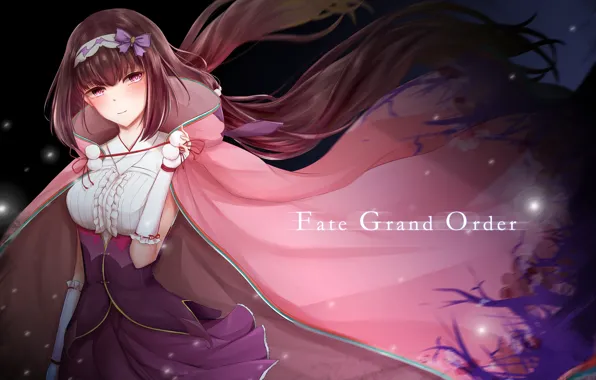 Girl, anime, art, Assassin, fate/grand order