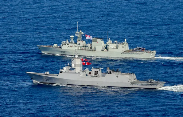 Canada, Norway, frigates, HNoMS Ronald Amundsen, HMCS Wille de Quebec