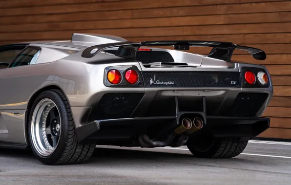 Lamborghini, Diablo, rear view, The Lamborghini Diablo GT