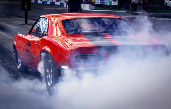 Picture smoke, Chevrolet, drift, Chevrolet Camaro