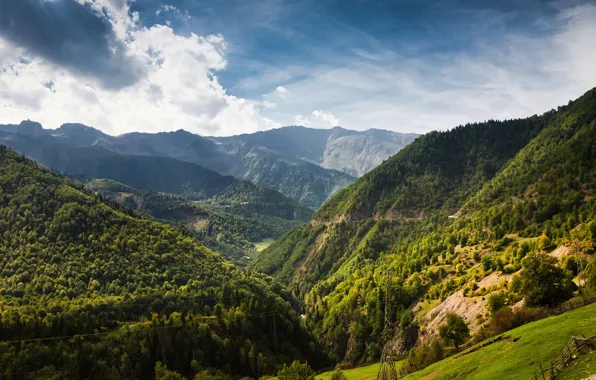 Picture nature, cloud, hill