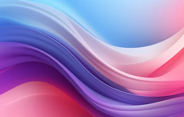 Wave, purple, line, abstraction, lilac, pink, blue, abstract background