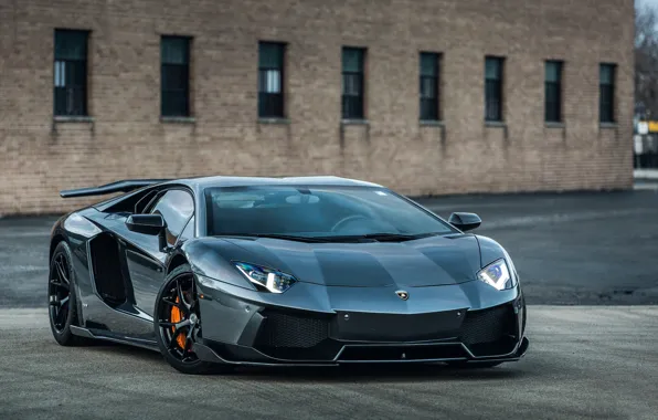 Picture lamborghini, aventador, gray, lp 700-4