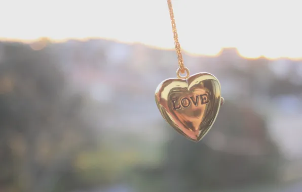 Picture background, mood, Wallpaper, heart, chain, pendant, decoration, chain