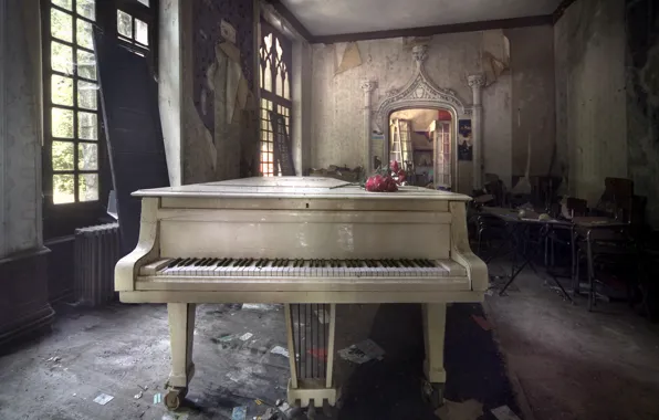 Music, room, piano