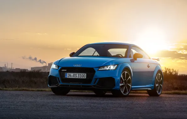 Sunset, Audi, Coupe, TT RS, 2019