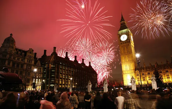City, people, city, London, Christmas, New year, new year, london