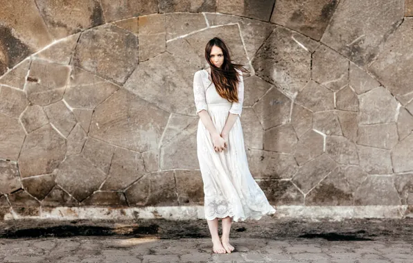 Picture girl, pose, background