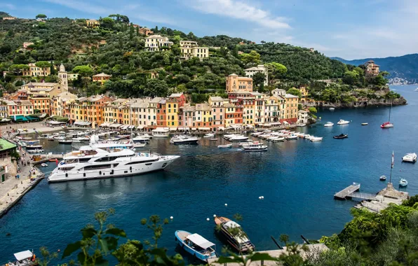 Building, home, yachts, port, Italy, boats, Italy, harbour