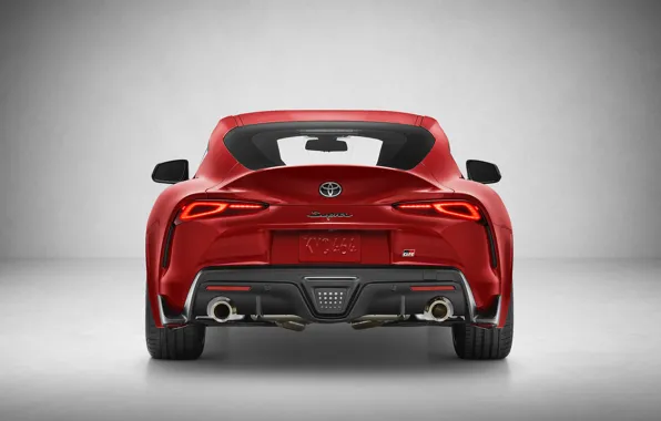 Toyota, rear view, Supra, 2019, Toyota GR Above, GR Above