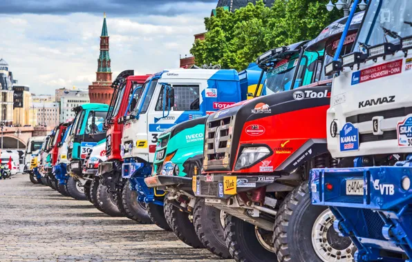 The city, Sport, Master, Moscow, Renault, Trucks, Russia, Red square