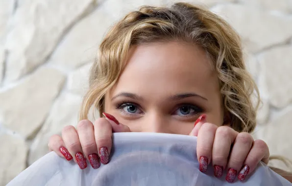 Eyes, Girl, girl, sexy, nails