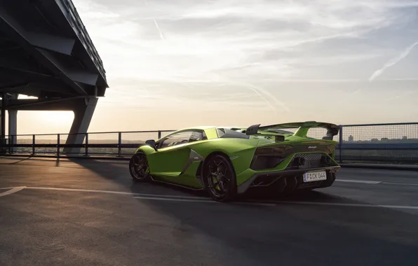 Auto, Lamborghini, Green, Machine, Green, Supercar, Aventador, Sports car