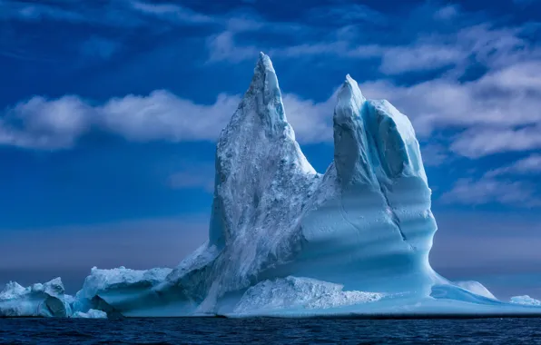 Picture ice, sea, iceberg, Greenland