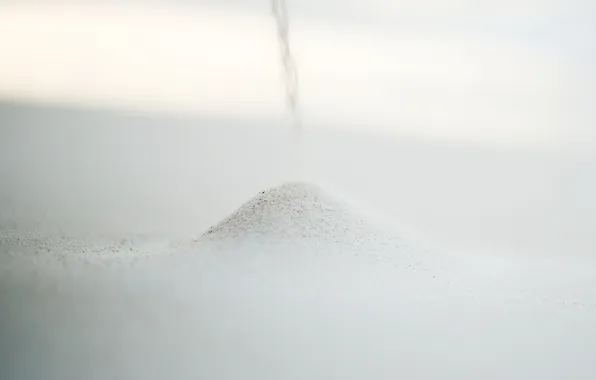 Sand, white, background, grains