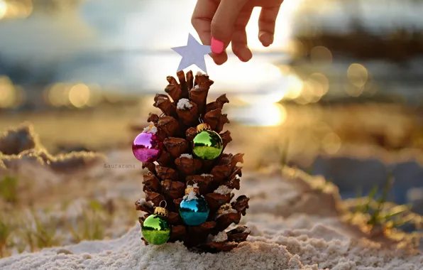 Background, toy, hands