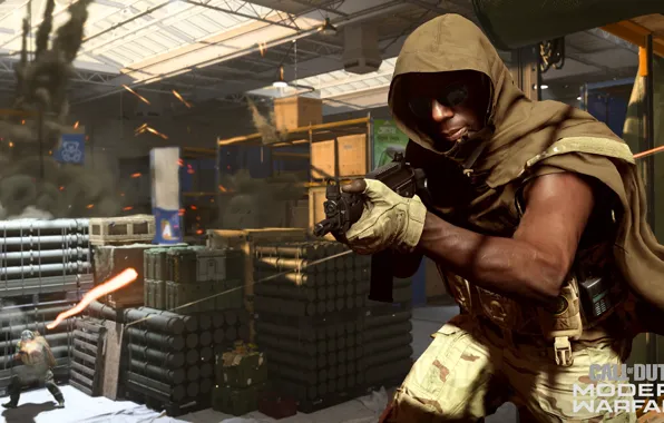 Weapons, soldiers, hood, Call of Duty, Call of Duty: Modern Warfare