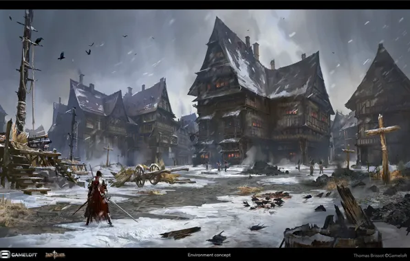 Paris, Iron Blade, Environment Concept