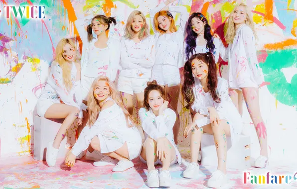 Picture K-Pop, Twice, Jihyo, Tzuyu, Im Nayeon, Yoo Jeongyeon, Hirai Momo, Myoui Mina