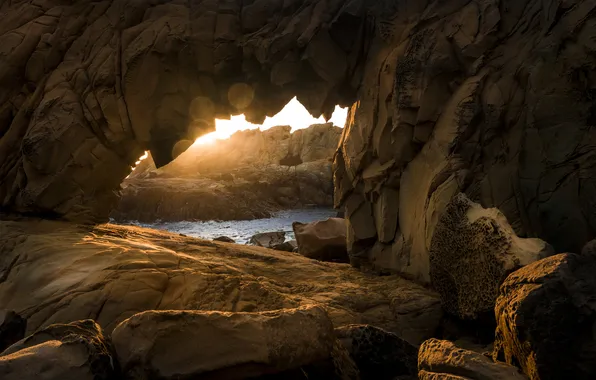 Mountains, nature, rocks