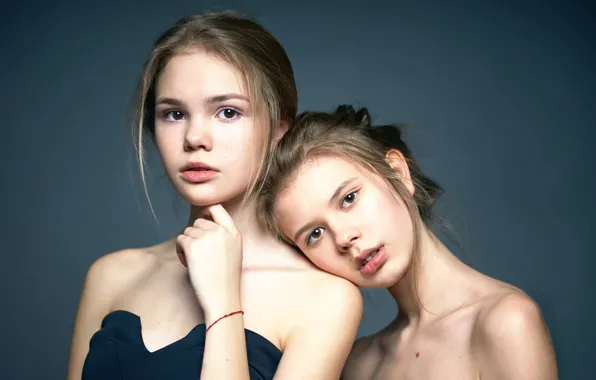 Portrait, the beauty, Alexander Vinogradov, two girls