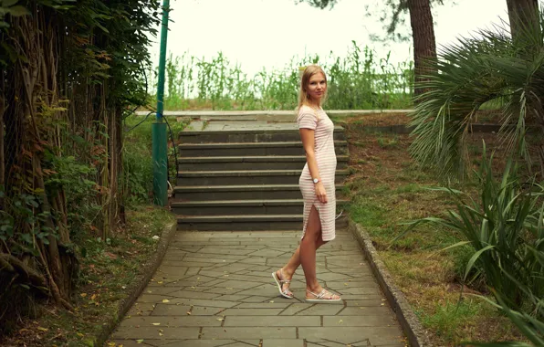 Picture summer, look, face, hair, dress, Masha