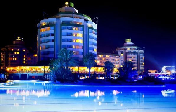 Night, Turkey, night, Turkey, Antalya, Antalya