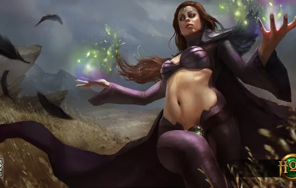 Chest, girl, pen, MAG, Heroes of Newerth, Artesia, Artesia le Fay, Polje