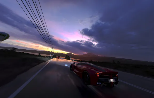 Picture Ferrari, game, LaFerrari, Forza Horizon 3