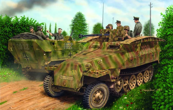 APC, The Wehrmacht, Sd. Automotive. 251, Sd.Automotive.251/7 Ausf.D