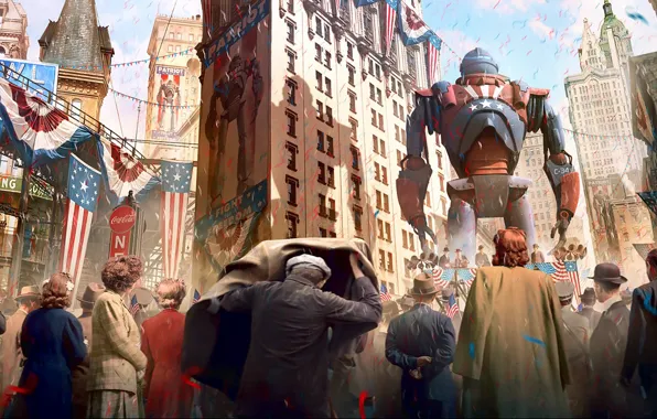 Robot, Concept Art, Vladimir Manyukhin, Computer graphics