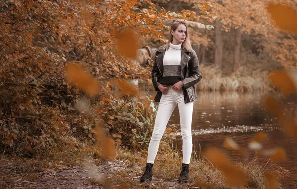 Picture girl, nature, model, sweetheart