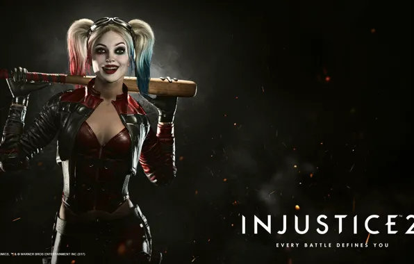 Look, girl, smile, makeup, bit, Harley Quinn, NetherRealm Studios, Harleen Frances Quinzel