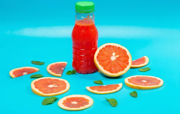 Background, juice, fruit, grapefruit