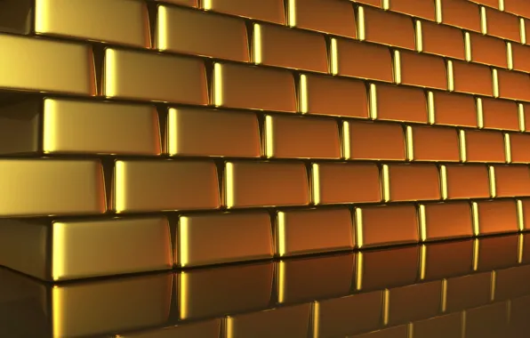Picture wall, gold, Wallpaper, bars, gold