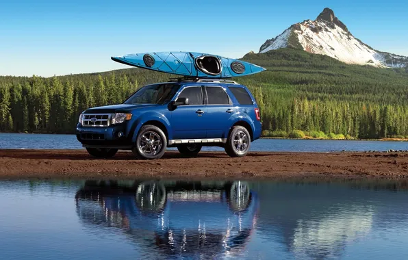 Auto, mountains, machine, ford, Ford, escape