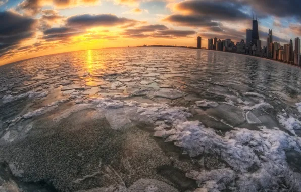 Ice, water, the city