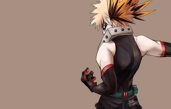 Back, guy, My Hero Academia, Boku No Hero Academy, My Hero Academy, Bakuga Katsuki
