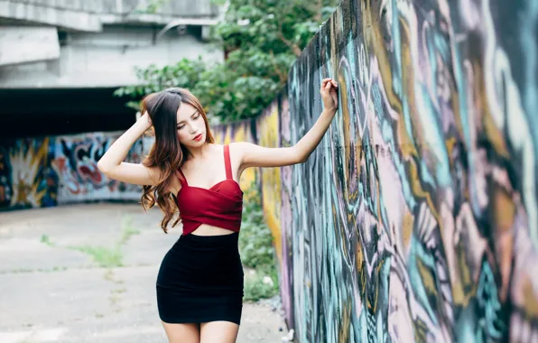 Picture girl, style, figure, beauty